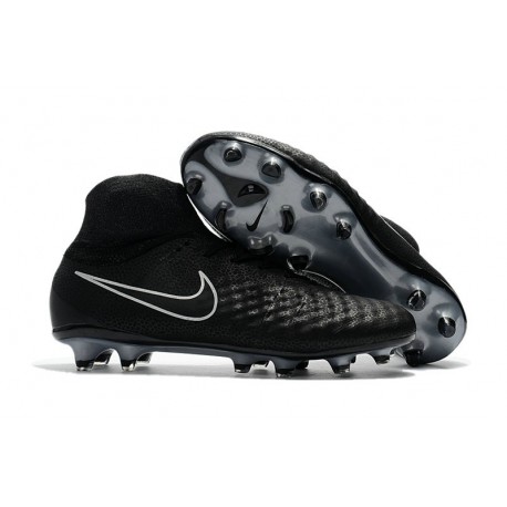 Nike Magista Obra II FG News 2017 Soccer Boot Black Silver