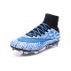 Nike Mercurial Superfly FG New Soccer Cleat White Blue