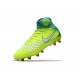 Nike Magista Obra 2 FG Firm Ground Football Cleats Volt White Blue