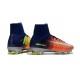 Nike Mercurial Superfly 5 FG 2017 New Firm Ground Boot - Royal Blue Chrome Crimson