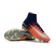 Nike Mercurial Superfly 5 FG 2017 New Firm Ground Boot - Royal Blue Chrome Crimson