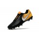 Nike Tiempo Legend VII FG K-Leather Soccer Cleats Black Yellow White
