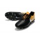 Nike Tiempo Legend VII FG K-Leather Soccer Cleats Black Yellow White