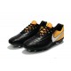 Nike Tiempo Legend VII FG K-Leather Soccer Cleats Black Yellow White
