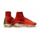 Nike Mercurial Superfly 5 FG 2017 New Firm Ground Boot - Red Golden CR7