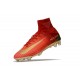 Nike Mercurial Superfly 5 FG 2017 New Firm Ground Boot - Red Golden CR7