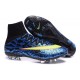 Nike Mercurial Superfly FG New Soccer Cleat Blue Yellow
