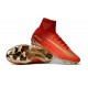 Nike Mercurial Superfly 5 FG 2017 New Firm Ground Boot - Red Golden CR7