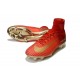Nike Mercurial Superfly 5 FG 2017 New Firm Ground Boot - Red Golden CR7