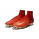 Nike Mercurial Superfly 5 FG 2017 New Firm Ground Boot - Red Golden CR7