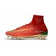 Nike Mercurial Superfly 5 FG 2017 New Firm Ground Boot - Red Golden CR7