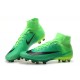 Nike Mercurial Superfly 5 FG 2017 New Firm Ground Boot - Green Black