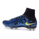 Nike Mercurial Superfly FG New Soccer Cleat Blue Yellow