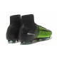 Nike Mercurial Superfly V FG Mens Soccer Cleat - Green Black