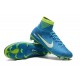 Nike Mercurial Superfly V FG Neymar Blue Soccer Cleat 