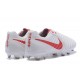 Nike Tiempo Legend VII FG K-Leather Soccer Cleats White Red