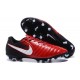 Nike Tiempo Legend VII FG K-Leather Soccer Cleats in Red