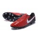 Nike Tiempo Legend VII FG K-Leather Soccer Cleats in Red