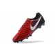 Nike Tiempo Legend VII FG K-Leather Soccer Cleats in Red