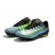 Mens Nike Mercurial Vapor 11 FG Football Shoes - Blue Green Black