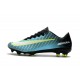 Mens Nike Mercurial Vapor 11 FG Football Shoes - Blue Green Black