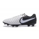 Nike News Tiempo Legend 7 FG Men Football Boot - White Black