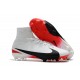 Nike Mercurial Superfly V FG Mens Soccer Cleat - White Black Red