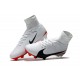 Nike Mercurial Superfly V FG Mens Soccer Cleat - White Black Red