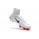 Nike Mercurial Superfly V FG Mens Soccer Cleat - White Black Red