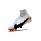 Nike Mercurial Superfly V FG Mens Soccer Cleat - White Black Red