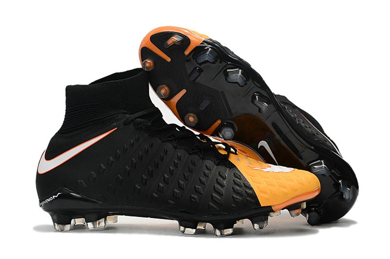 Nike Hypervenom Phantom III DF FG ACC 2017 Cleats - Black Yellow
