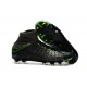 New Flyknit Nike Hypervenom Phantom 3 DF FG Soccer Boot - Black Green