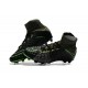 New Flyknit Nike Hypervenom Phantom 3 DF FG Soccer Boot - Black Green