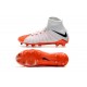 New Flyknit Nike Hypervenom Phantom 3 DF FG Soccer Boot - White Orange