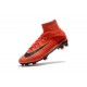 Nike Men Mercurial Superfly 5 FG ACC Boots Red Black