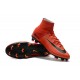 Nike Men Mercurial Superfly 5 FG ACC Boots Red Black