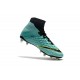 New Flyknit Nike Hypervenom Phantom 3 DF FG Soccer Boot - Black Blue