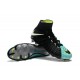 New Flyknit Nike Hypervenom Phantom 3 DF FG Soccer Boot - Black Blue