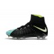 New Flyknit Nike Hypervenom Phantom 3 DF FG Soccer Boot - Black Blue