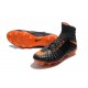New Flyknit Nike Hypervenom Phantom 3 DF FG Soccer Boot - Black Orange