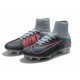 Nike Men Mercurial Superfly 5 FG ACC Boots Navy Grey Orange