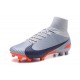 Nike Mercurial Superfly V DF FG Cleat - Grey Black