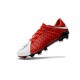 Nike Hypervenom Phantom 3 FG Low Cut Soccer Cleat Red White