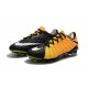 Nike Hypervenom Phantom 3 FG Low Cut Soccer Cleat Yellow Black Silver