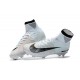 Nike Mercurial Superfly V DF FG Cleat - White Blue Tint