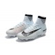 Nike Mercurial Superfly V DF FG Cleat - White Blue Tint