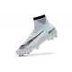 Nike Mercurial Superfly V DF FG Cleat - White Blue Tint