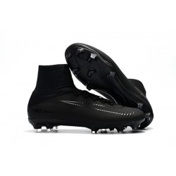 Nike Mercurial Superfly V DF FG Cleat - Full Black