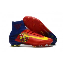 Nike Mercurial Superfly V DF FG Cleat - Barcelona Red
