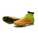 Nike Mercurial Superfly FG CR7 Ronaldo Football Boot Leather Yellow Volt